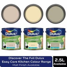 Image of Dulux Easycare Kitchen Paint, All Shades, Matt finish, 2.5L