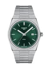 Image of Tissot PRX T137.410.11.091.00 Quartz Green Dial 40mm Stainless Steel Watch