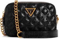 Image of GUESS GIULLY CAMERA BAG QK874814 BLACK