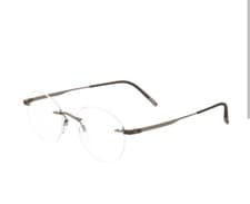 Image of SILHOUETTE 5516 6040 Matte Brown Bronze Titanium Rimless Frames Eyeglasses 48mm