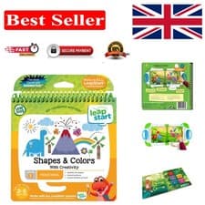 Image of Creative Expression Activity Book by LeapStart - Shapes & Colors for Ages 2-4