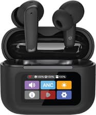 Image of Groov E Neo Buds True Wireless Earbuds - Black - with Active Noise Cancelling an