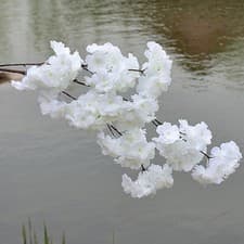 Image of 120cm Artificial Branch Cherry Blossom Fake Silk Flower Tree Party Home Decor