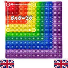 Image of Multiplication Push Bubble Number Game Fidget Math Games Times Table Teaching UK