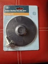 Image of Rubber Backing Pad With Arbor 125mm (5.")