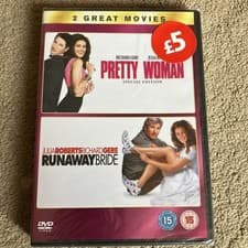 Image of 2 Great Movies DVD Pretty Woman Special Edition Runaway Bride Brand New Sealed