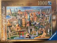 Image of Ravensburger Jigsaw Puzzle World Landmarks 1000 Piece Puzzle New And Sealed