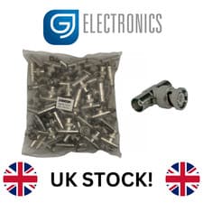 Image of BNC Plug / 2 x BNC sockets - ’T’ shape Adaptor (x100 pieces)