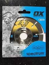 Image of Ox SPECTRUM PLUS DOUBLE SIX DIAMOND BLADE GP - 115/22.23MM DCX115/22.23 Twinpack