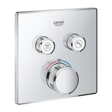 Image of Grohe Grohtherm SmartControl thermostat Shower valve Trimset 2 Way 29124000