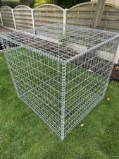 Image of Gabion Basket / Cages Retaining Stone Garden Wall Heavy Duty 4mm wire