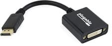 Image of DisplayPort to DVI Adapter, Driverless, Compatible with Windows and Linux System