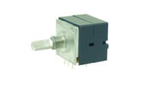 Image of Potentiometer Alps RK27112 10kΩ Logarithmic Stereo Poti, 41 Rastungen, Pot