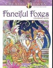 Image of Creative Haven Fanciful Foxes Coloring Book Adult Coloring - NEW