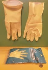 Image of 2 PAIRS OF ELLIOTT LARGE NON SLIP RUBBER GLOVES