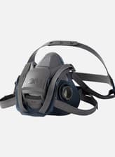 Image of 3M 6500 QL Series Half Face Mask Respirator Vapour Gas Dust Comfort Size Small