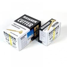 Image of Reisser Cutter Pozi Yellow Wood Screw 3.5 x 50 mm - Box of 200 - 8200S220350504