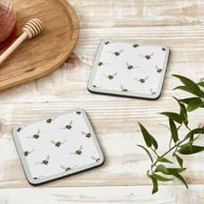 Image of Pimpernel for Royal Worcester Wrendale Designs 'The Bee' Coasters Set of 6