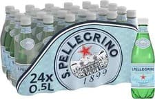 Image of San Pellegrino Sparkling Mineral Water Screw Cap Lid Bottles 24 x 500ml Case