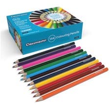 Image of Classmaster Assorted Colouring Pencils - Classpack of 144