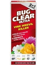 Image of Bug Clear Ultra Vine Weevil Killer 2 in 1 Action 480ml Pest Control Concentrate