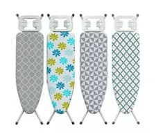 Image of Ironing Board With Washable Cover Foldable & Adjustable Non Slip Feet 97x 30 cm