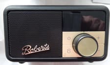 Image of ROBERTS Revival Petite 2 DAB+/FM Bluetooth Radio - Black - BNIB