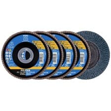 Image of PFERD SET PFC Flap Disc Steel/INOX Dia 125mm Bore 22.23mm