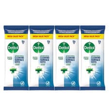 Image of Dettol Antibacterial Surface Cleaning Wipes 504 (4x126) Biodegradable Sheets