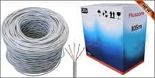 Image of 305M RJ45 Cat5e,Cat6 Ethernet Network OUTDOOR FTP UTP Roll Cable Lot.