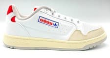 Image of MENS ADIDAS ORIGINALS NY 90 RETRO TRAINERS - ALL SIZES - WHITE/RED - GX4393.