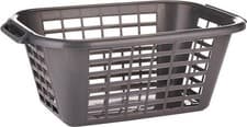 Image of ADDIS 40L RECTANGULAR LAUNDRY BASKET - METALLIC