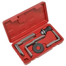 Image of Sealey VS6421 Fuel Tank Sender Spanner Set 9pc 24mm Hex Drive