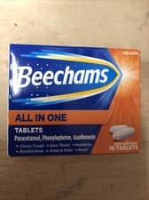 Image of Beechams All In One 16 Tablets Cold Flu Headache