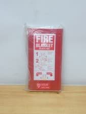 Image of Vintage Fire Blanket - Bs6575: 1985 - Wall Mounted - 1m x 1m - New / Sealed