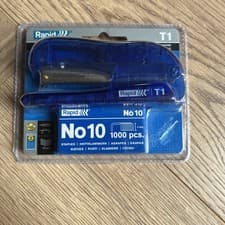 Image of Rapid T1 Economy Desktop Stapler with No. 10 Staples - Sea Blue