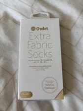 Image of Owlet Dream Sock Spare Size 1 Socks Dusty Rose Brand New Pair