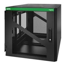 Image of APC NetShelter WX AR112SM - 19 inch Wall Patch Cabinet 12U/U 800MM deep Side ...