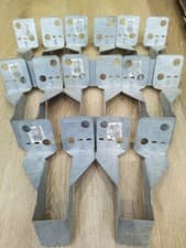 Image of 8 of Simpson Strong Tie Timber To Masonry Joist Hanger 150mmx47mm (8 pieces)