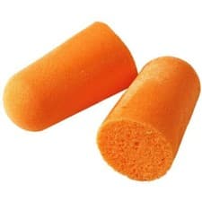 Image of 3M 1100 Orange Soft Dirt Resistant Foam Earplugs - SNR 35dB