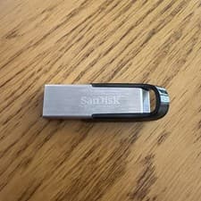 Image of SanDisk Ultra Flair 256 GB USB 3.0 Flash Drive, Up to 150MB/s read - Black