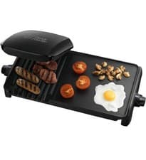 Image of George Foreman 10 Portion Large Family Health Grill and Griddle Non-Stick, 23450