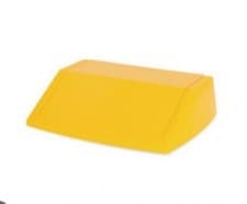 Image of Addis 60 Litre Flip Top Bin Lid Yellow | 0865