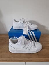 Image of Adidas Men's Original Shoes | Forum Low | White | UK 10 | New With Box ✅ RRP £90