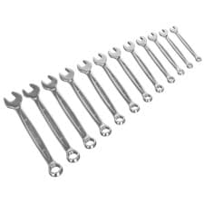 Image of Sealey Metric Combination Spanner Set 12 Pieces Lock-On 6PT Drop-Forged AK63921