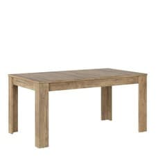 Image of Extending Dining Table - 160-200cm, Chestnut & Grey, Modern Family Table