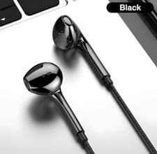Image of Black Stereo Earphones Headset Gaming 3.5mm