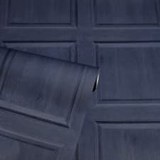 Image of Wood Panel Effect Wallpaper Rustic Washed Wood Navy Blue Arthouse 909601