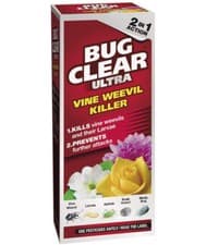 Image of Bug Clear Ultra Vine Weevil Killer 480ml 2 in 1 Action Treats Up To 80L Compost