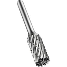 Image of Dormer P703 Ball Nosed Cylinder Carbide Burr 6mm 18mm 6mm